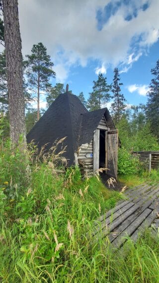 Päiväjärvis kåta.