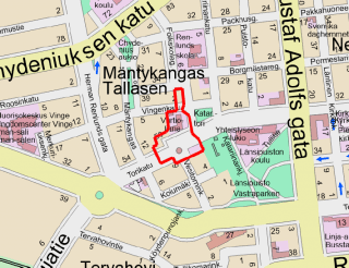 Torggatan på kartan